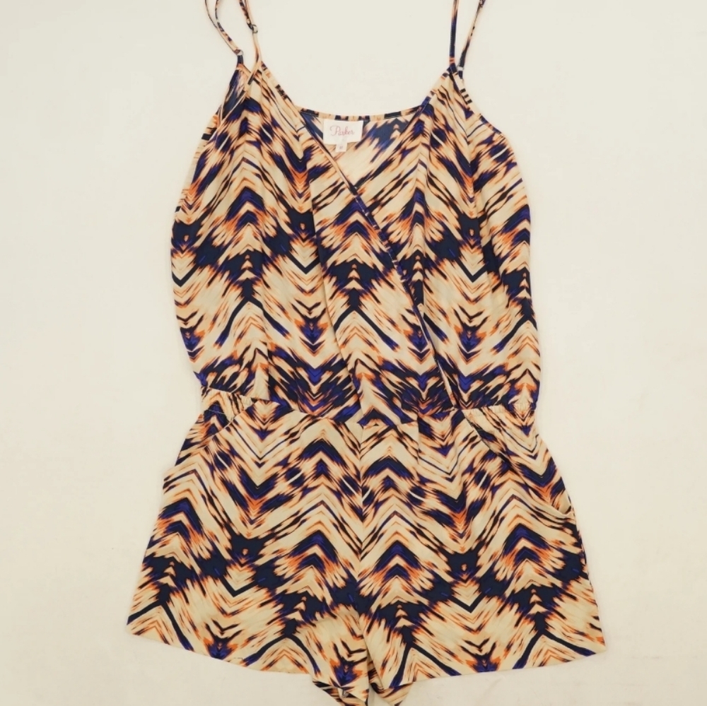 Parker 100% Silk Romper - image 1